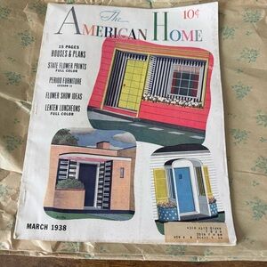 The American Home Magazine March 1938 House Plans Modern Design